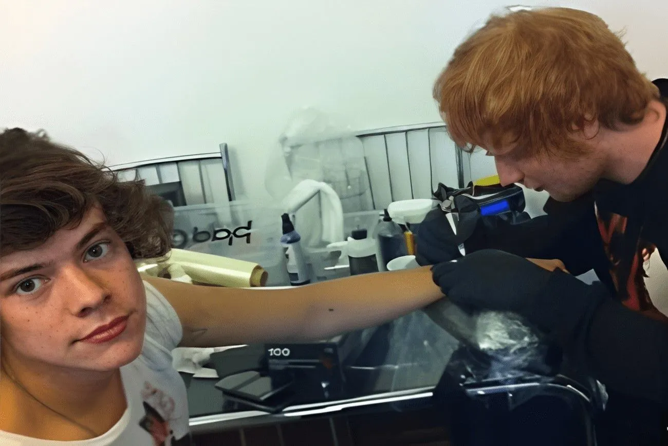 The singer has a matching tattoo with Ed Sheeran! .jpg?format=webp